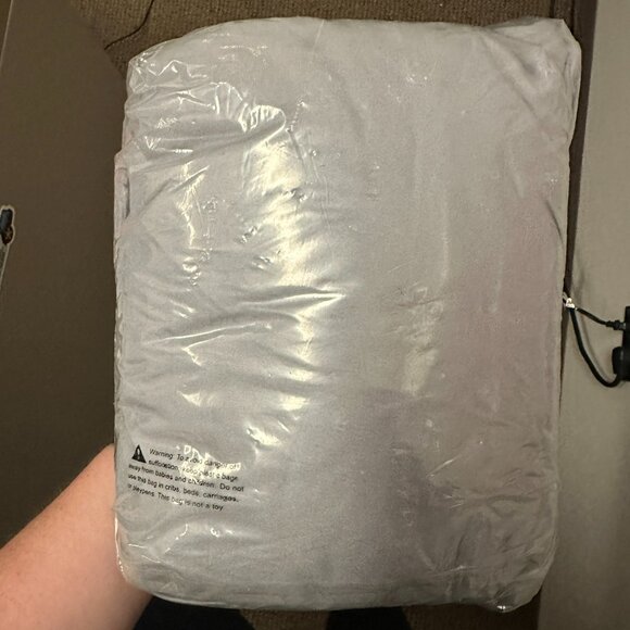 Fitted Microfiber Grey Sheet - King - Picture 2 of 2